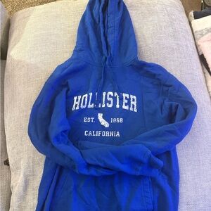 Hollister Royal Blue Hoodie with California Print